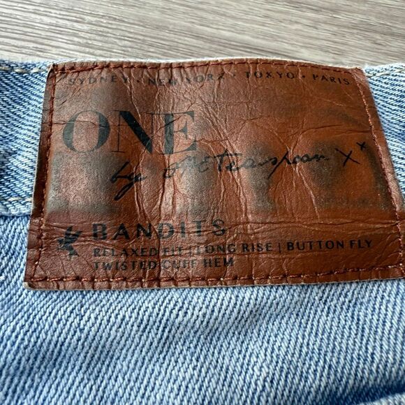 One Teaspoon for Free People Bandits Denim Shorts size 26 - Picture 4 of 5
